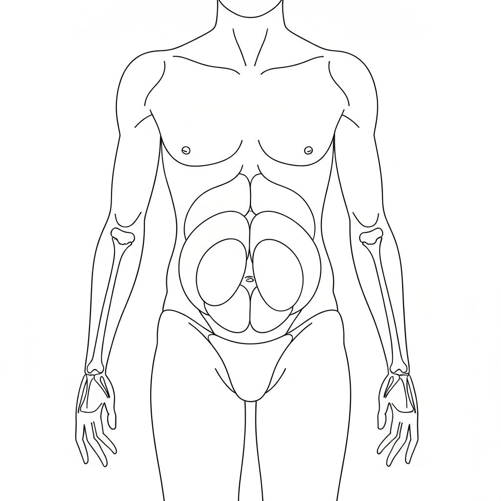 Physiological fat distribution zones